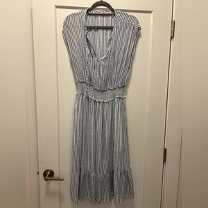 Rails blue and white striped dress